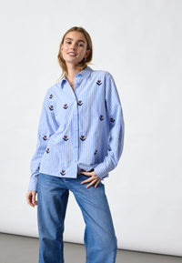 Ibisa Shirt - Blue Stripes
