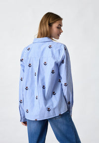 Ibisa Shirt - Blue Stripes