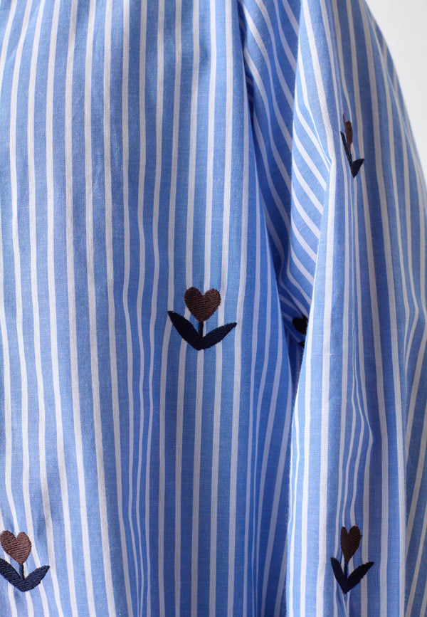Ibisa Shirt - Blue Stripes