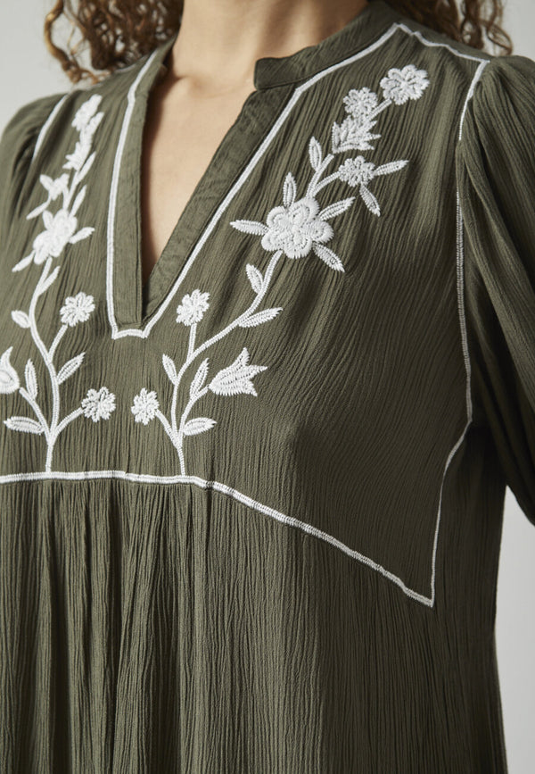 Imsa Dress - Khaki
