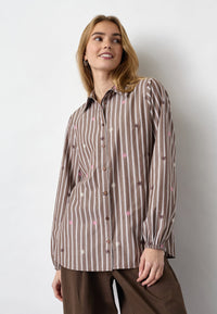 Istea Shirt - Brown Stripes