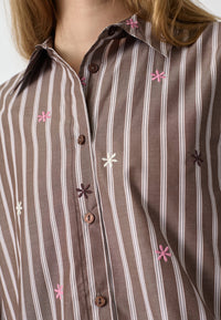 Istea Shirt - Brown Stripes