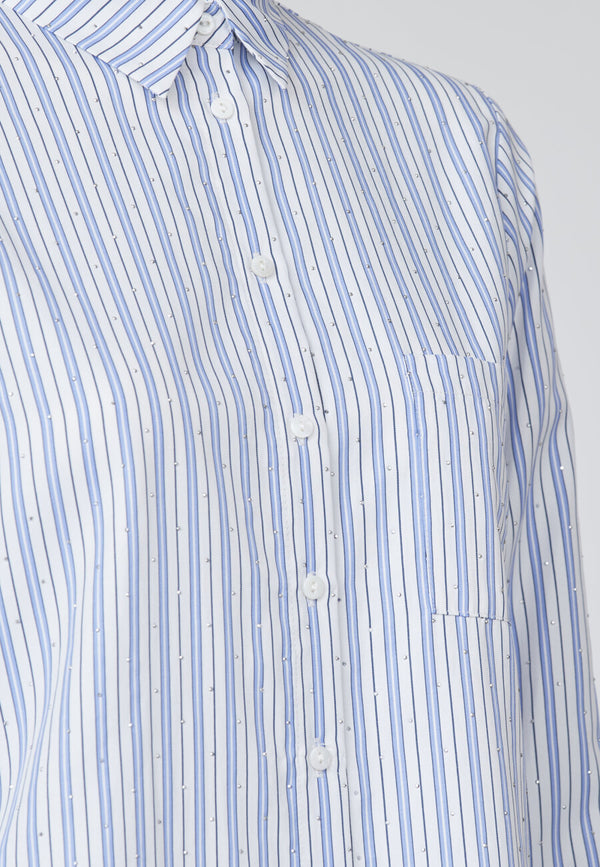 Virra Shirt - Blue Stripe