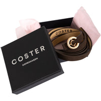 Small Logo Belt - Chocolate Brown