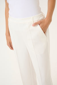 Sakura Cropped Pants - Chalk
