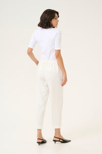 Sakura Cropped Pants - Chalk