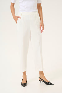 Sakura Cropped Pants - Chalk