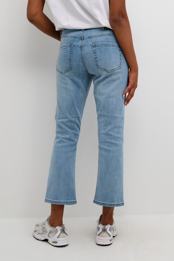 Sinem Cropped Jeans - Light Blue