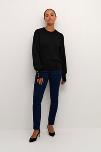 Lizza Knit Roundneck - Black