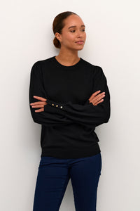 Lizza Knit Roundneck - Black