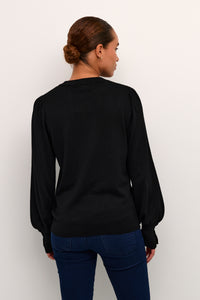Lizza Knit Roundneck - Black