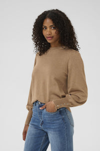 Lizza Knit Roundneck - Toasted