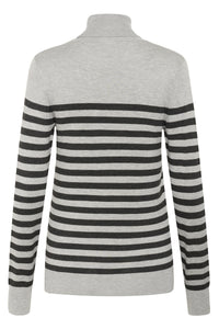 Lizza Rollneck Knit - Stripe