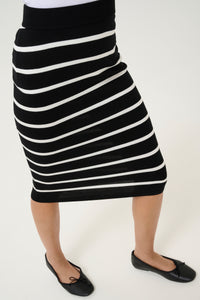 Lizza Skirt - Black/Chalk