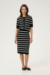 Lizza Skirt - Black/Chalk