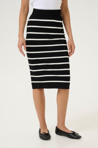 Lizza Skirt - Black/Chalk