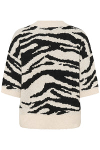 Sandra Knit - Black Animal