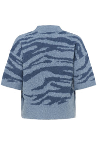 Sandra Knit - Blue Animal