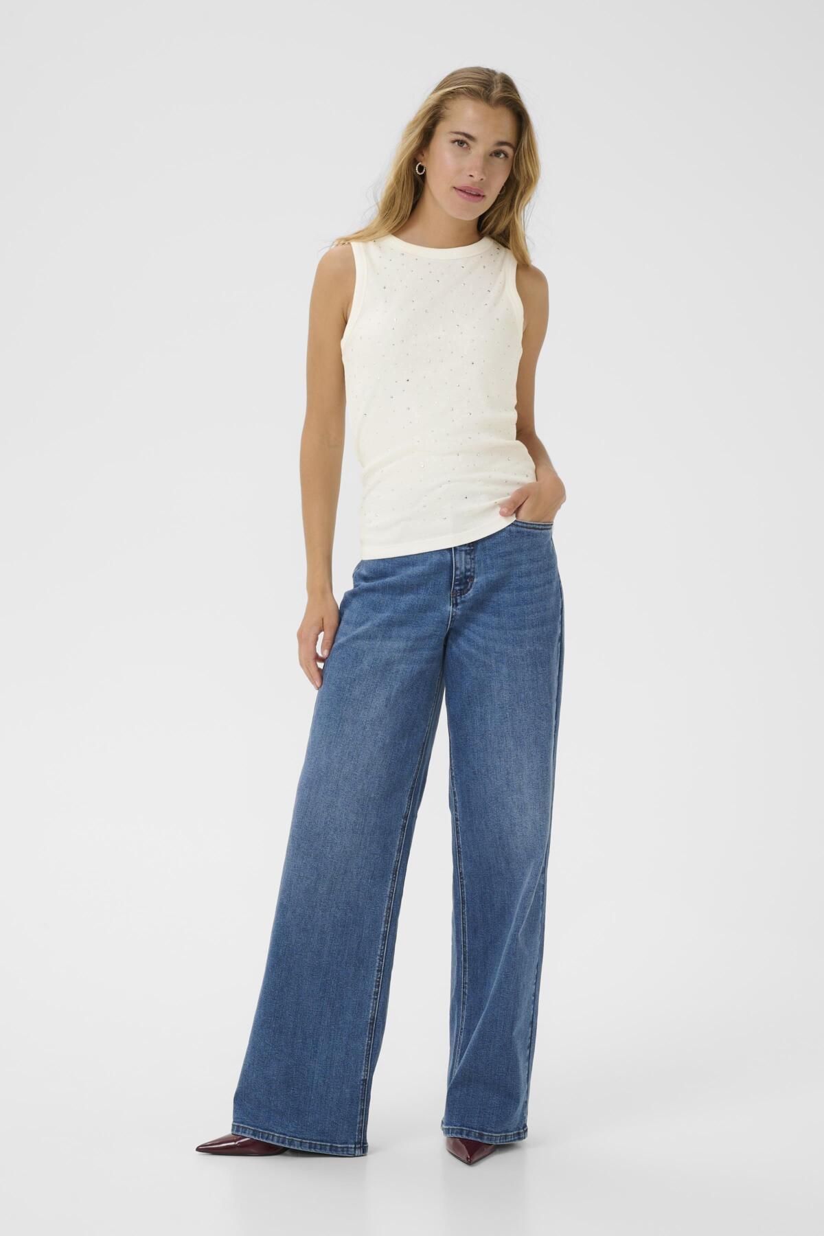 Carna Stone Top - Chalk
