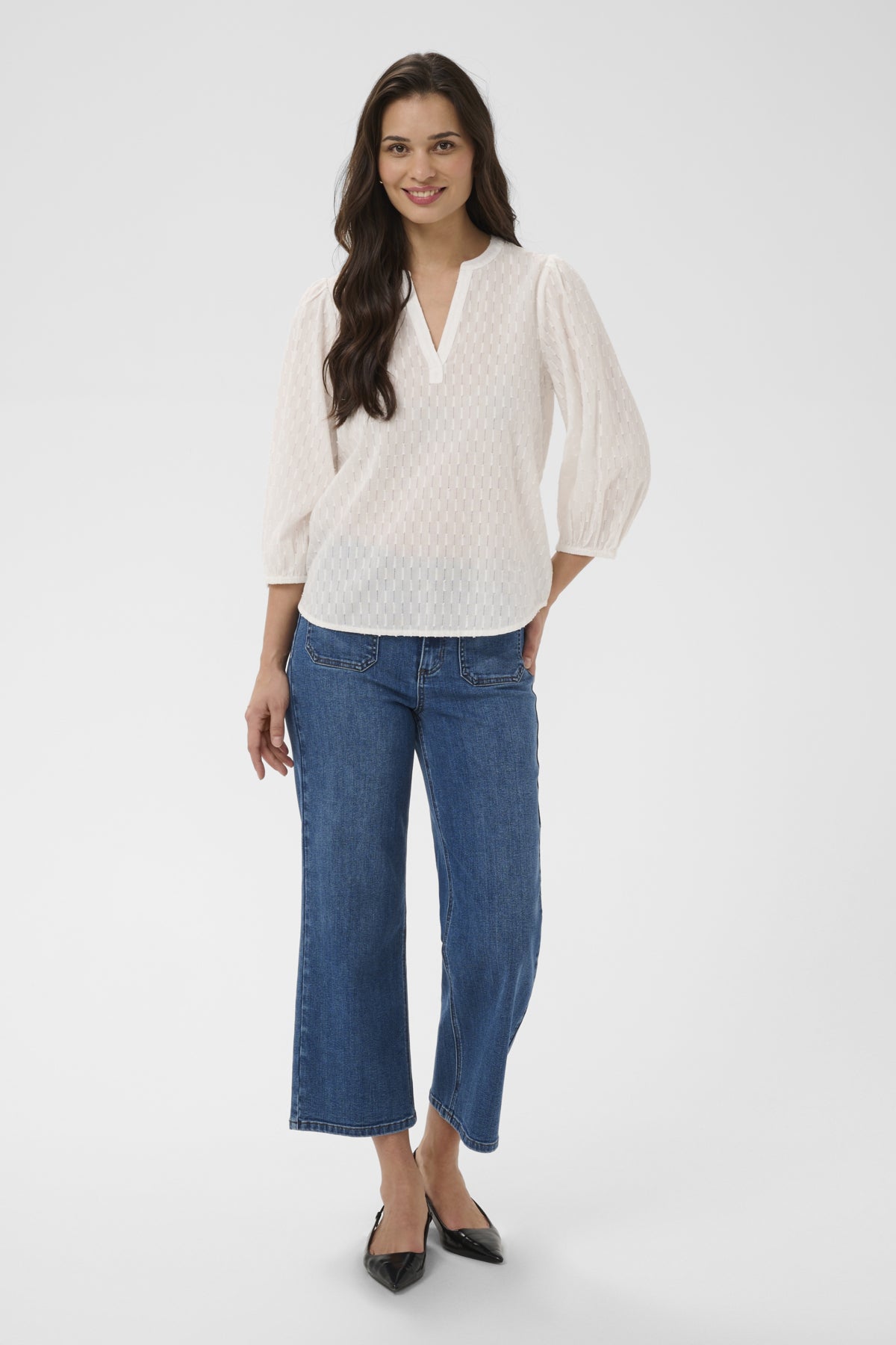 Bea Blouse - Chalk