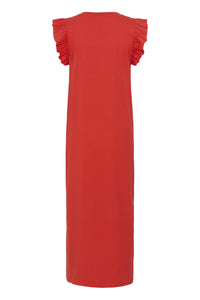 Celina Dress - Poppy Red
