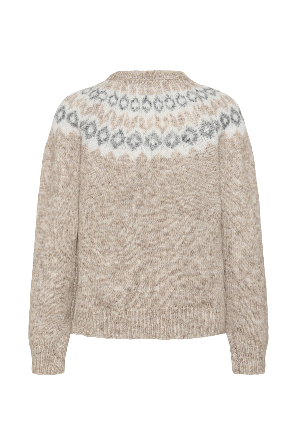 Berta Knit - Beige/Grey