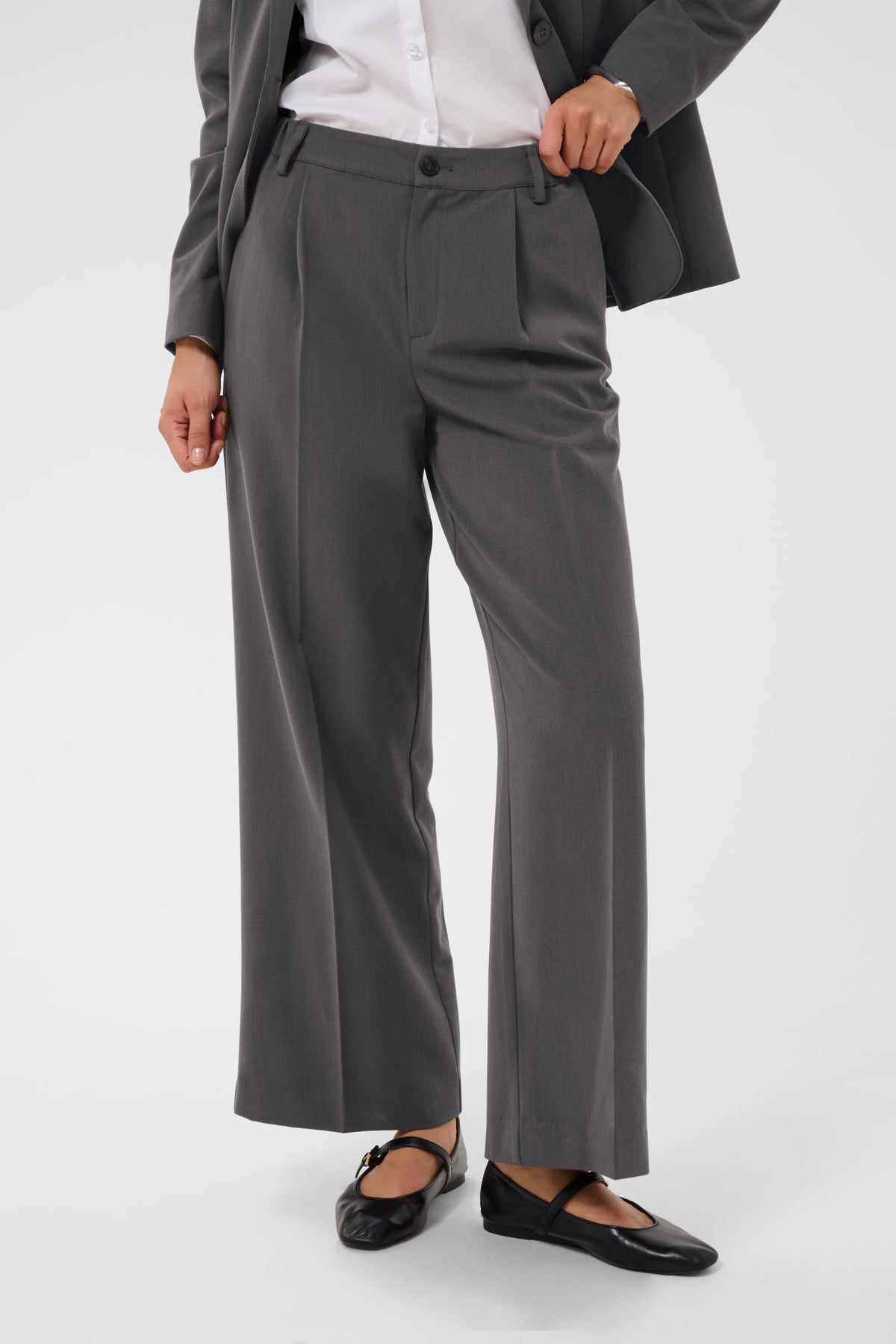 Sakura Wide Pants - Dark Grey