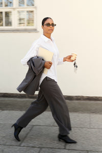 Sakura Wide Pants - Dark Grey