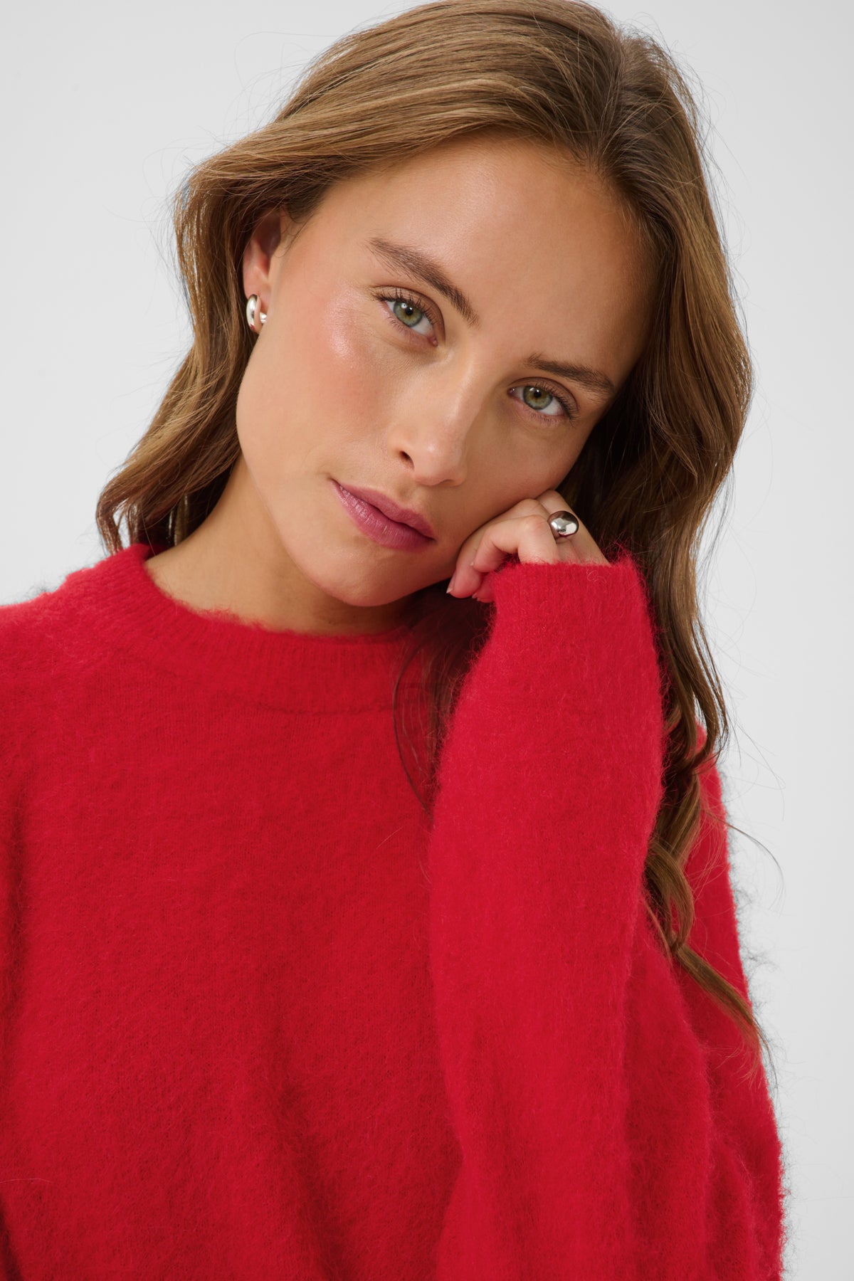 Jordan Knit - Crimson