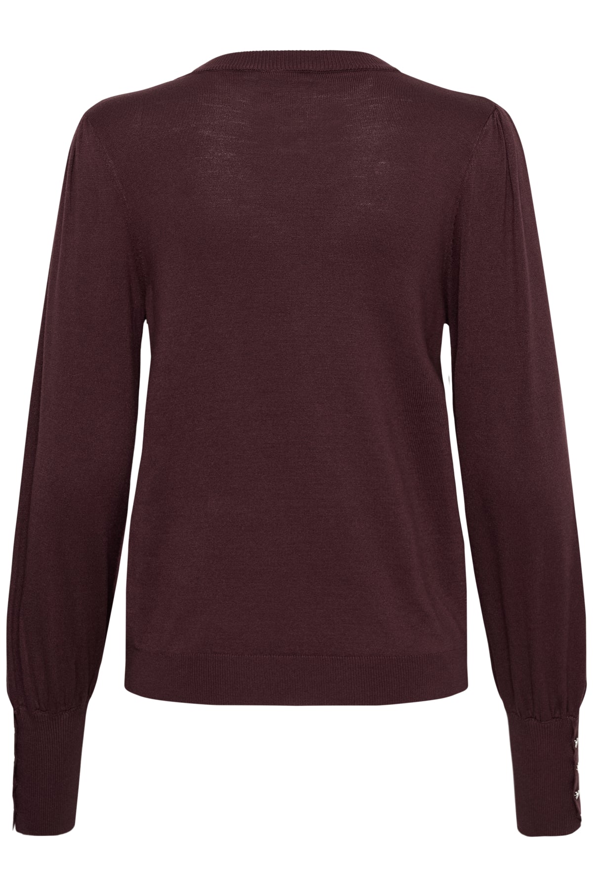 Lizza Buttom Knit - Fudge
