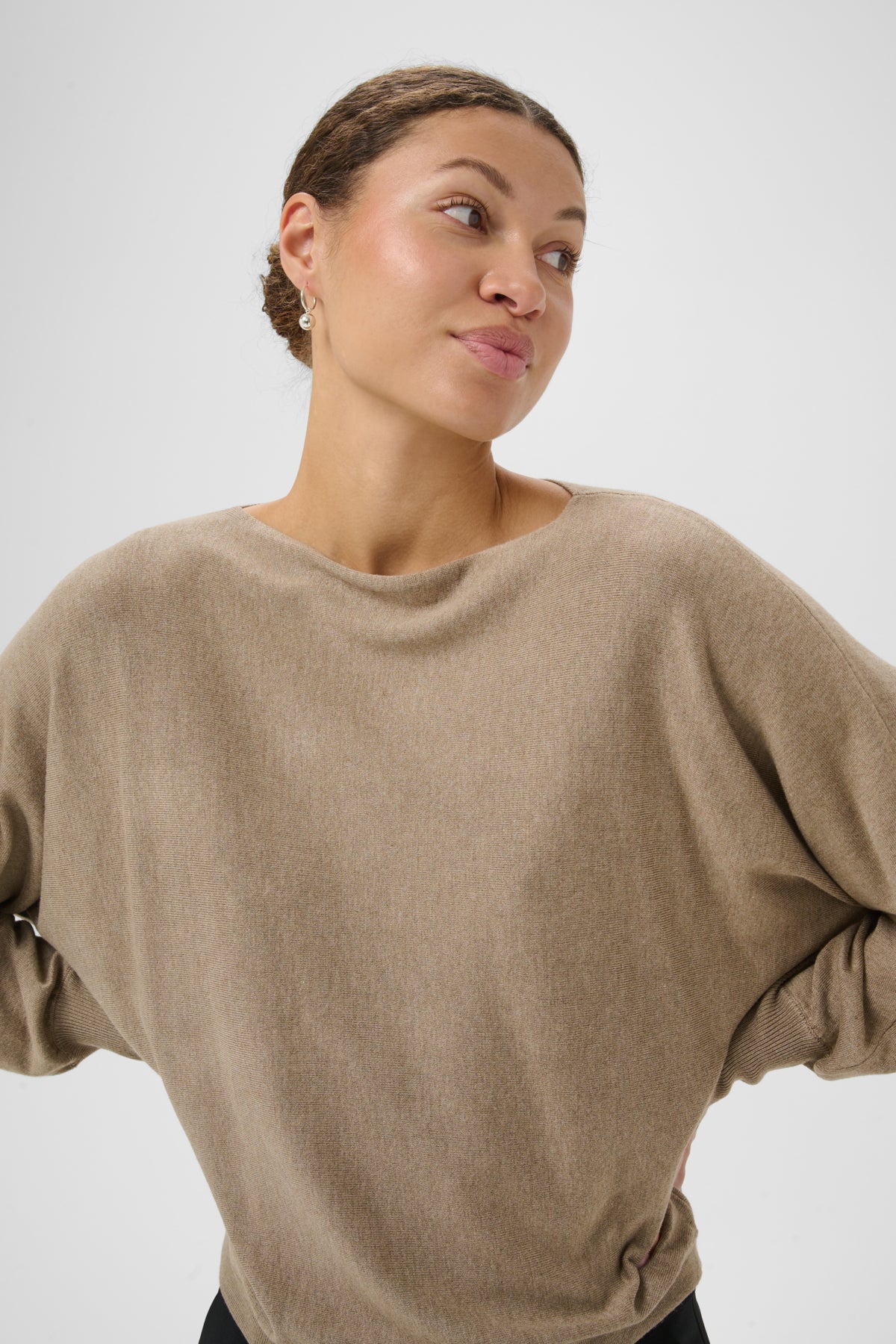 Lizza Batwing Knit - Sand
