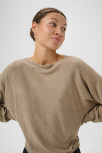 Lizza Batwing Knit - Sand