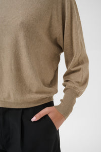 Lizza Batwing Knit - Sand