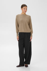 Lizza Batwing Knit - Sand