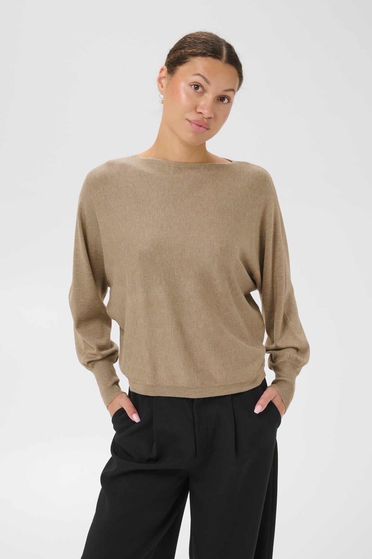 Lizza Batwing Knit - Sand