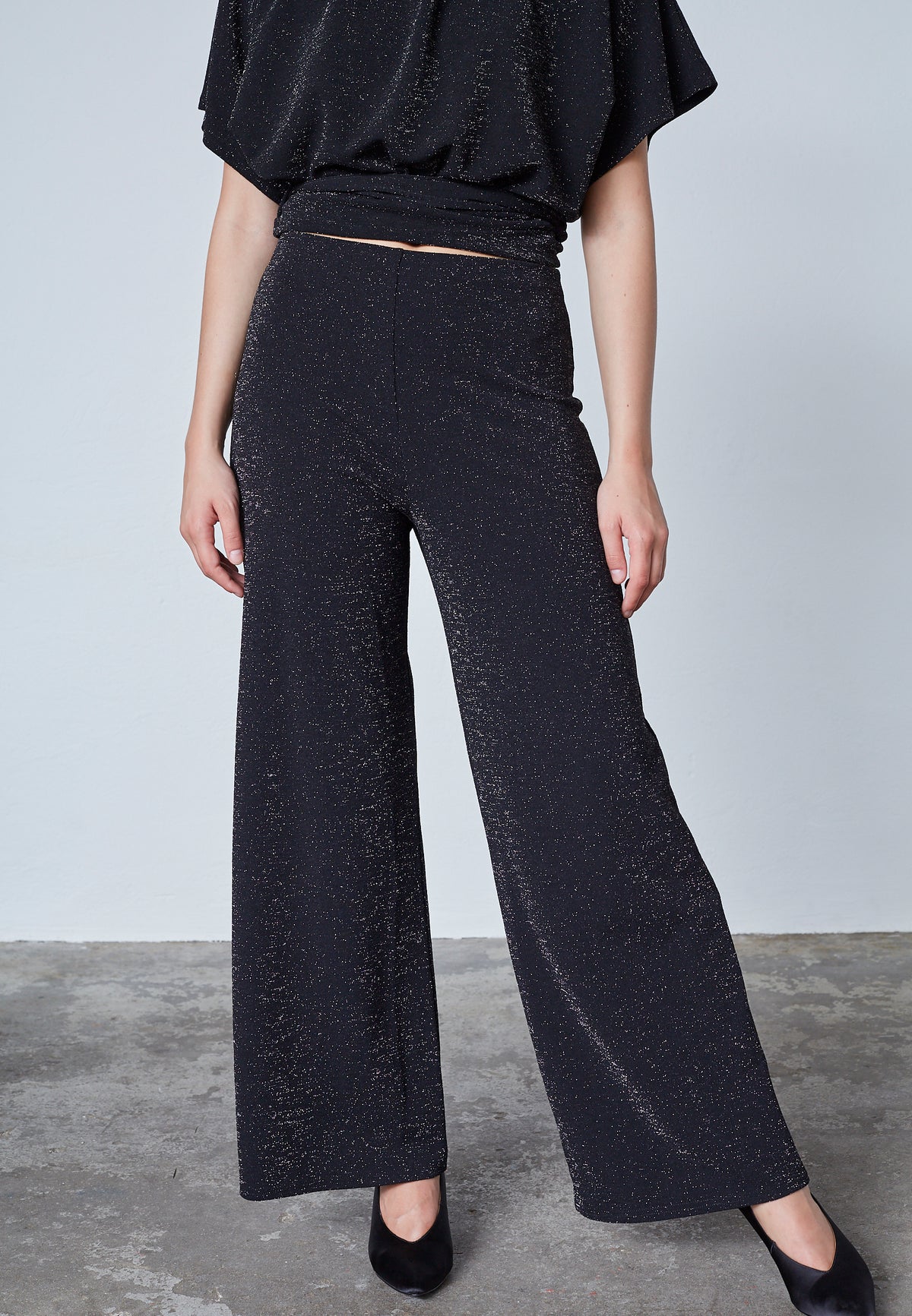 Glut Pant - Black/Silver/Sparkle