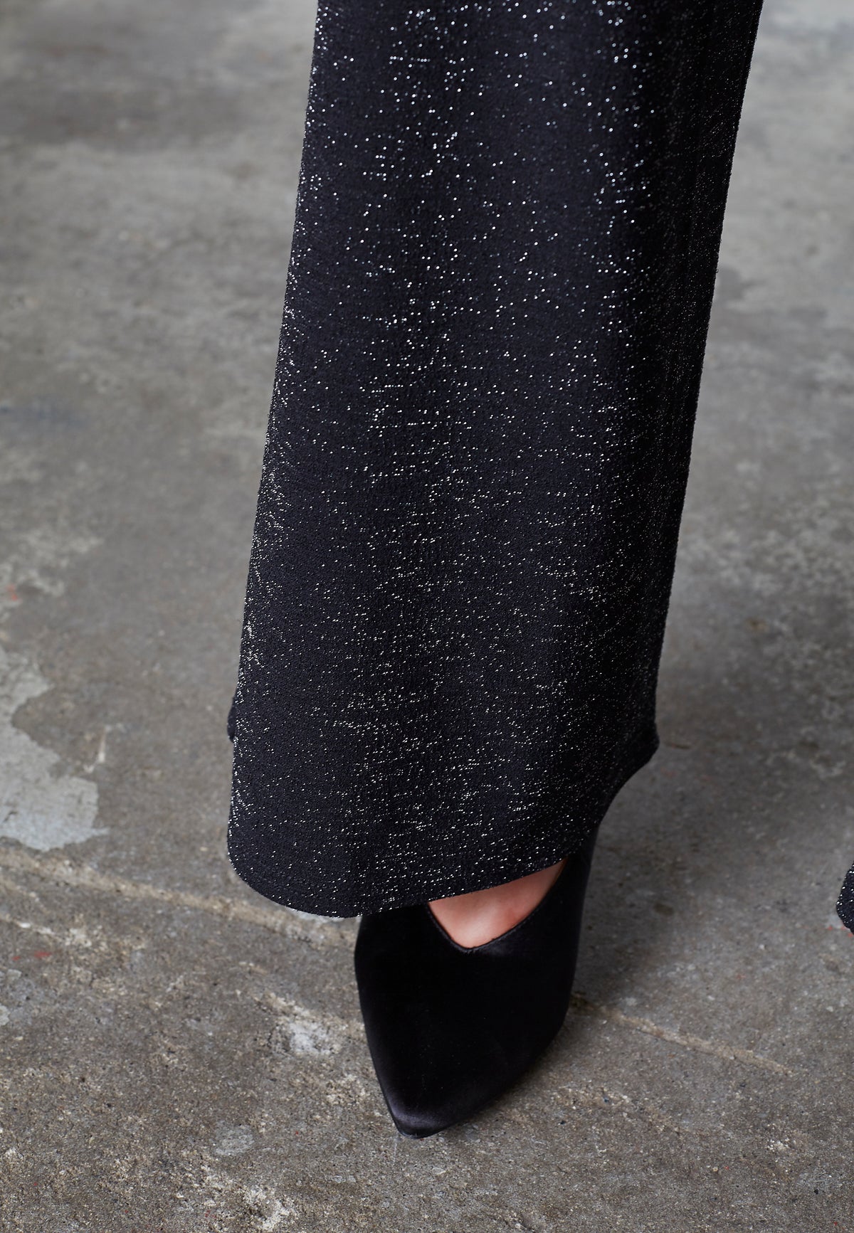 Glut Pant - Black/Silver/Sparkle