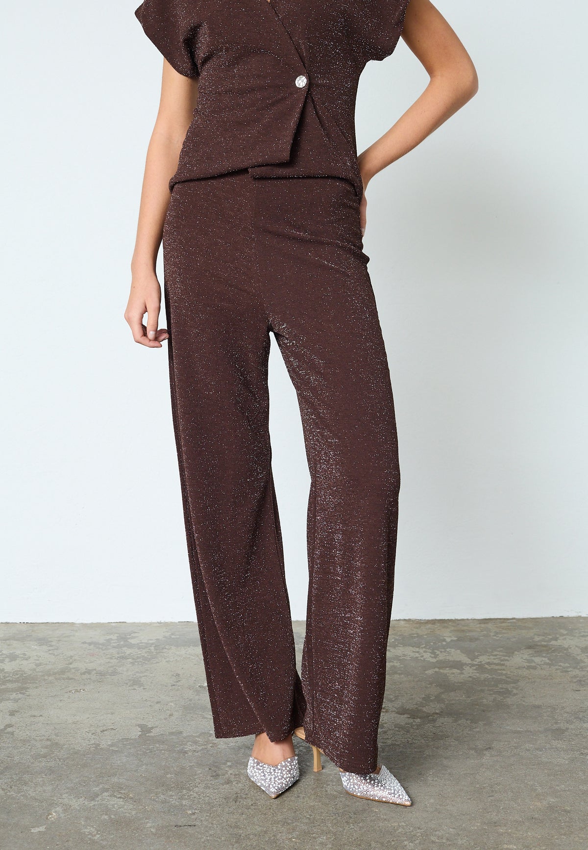 Glut Pants - Chocolate/Silver