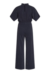Girl Jumpsuit - Black/Silver/Sparkle