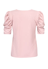 Vya V-neck Top - Mauve