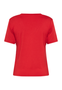Pidan V-neck T-Shirt - Ruby