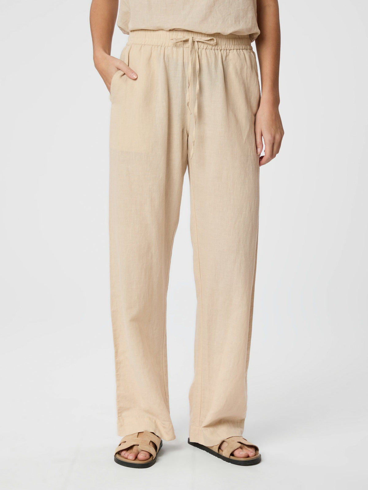 Sonar Linen Pants - Sand