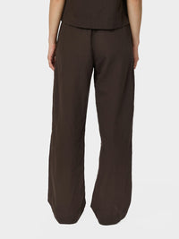 Sonar Linen Pants - Dark Brown