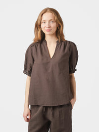 Odesa Blouse - Dark Brown
