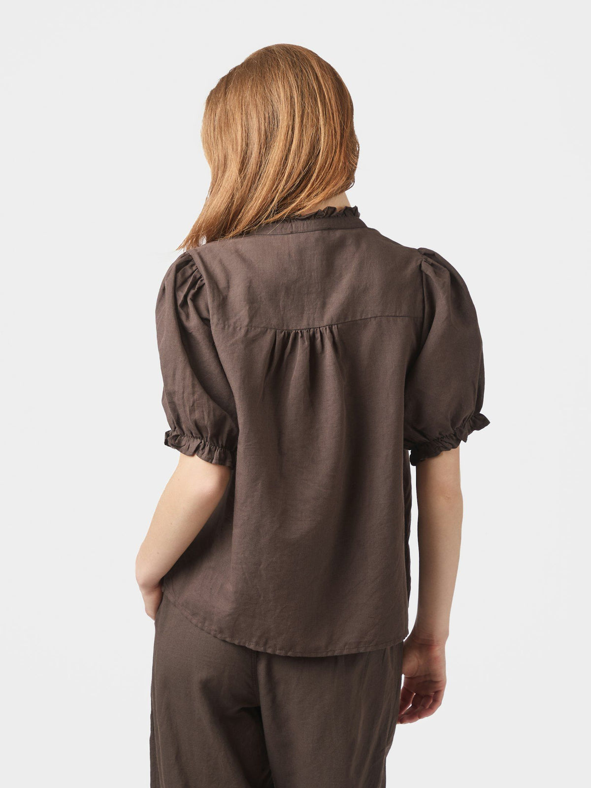 Odesa Blouse - Dark Brown