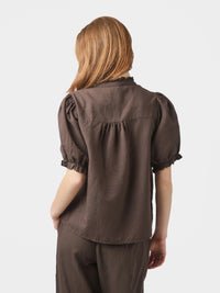Odesa Blouse - Dark Brown