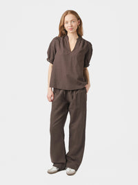 Odesa Blouse - Dark Brown