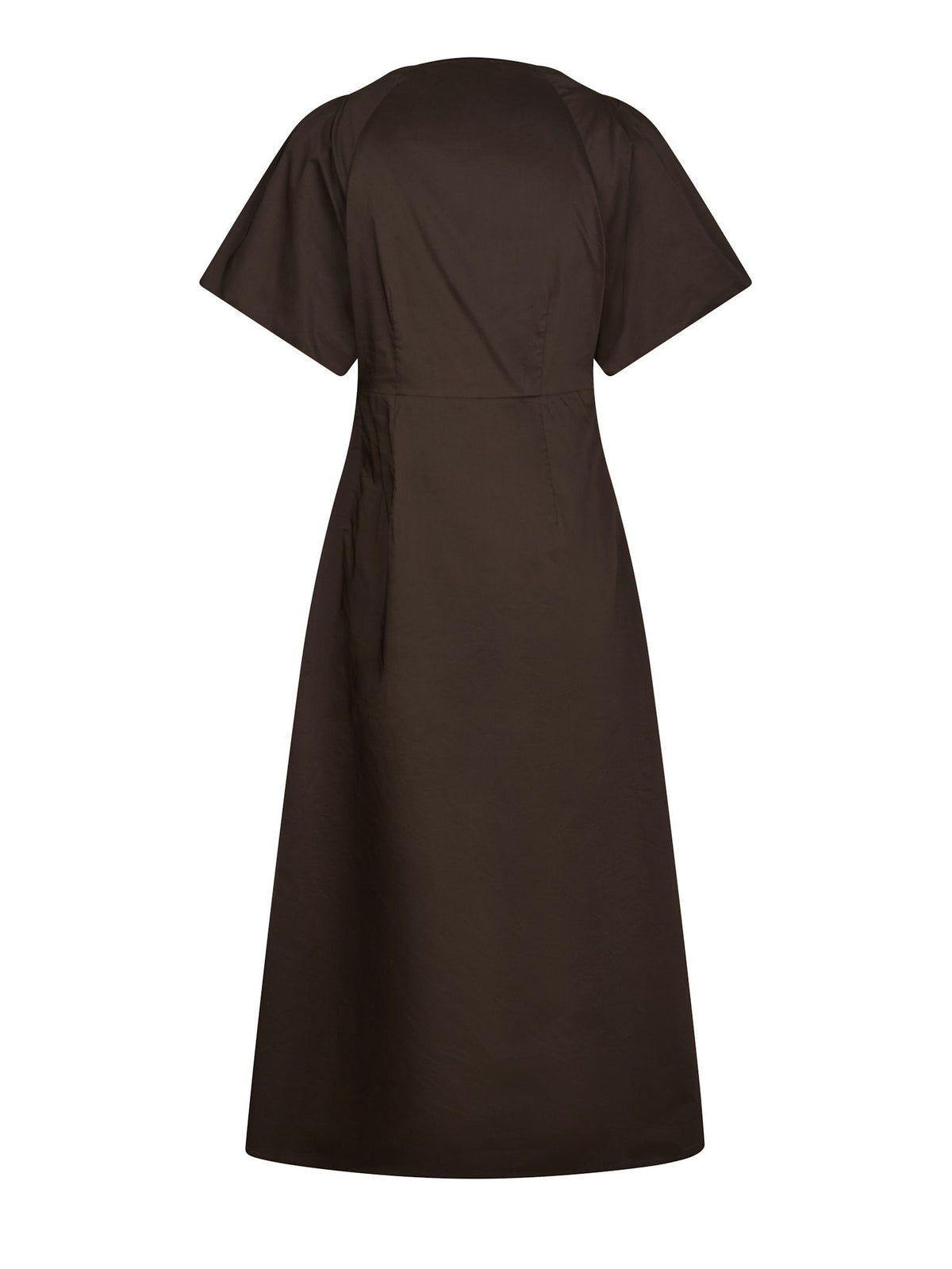 Illana Poplin Dress - Chocolate