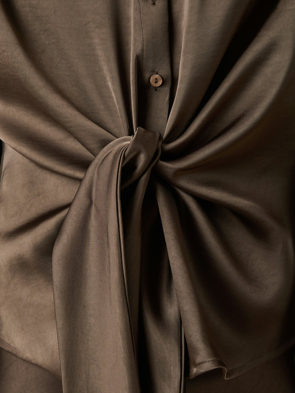 Naja Shirt - Dark Brown