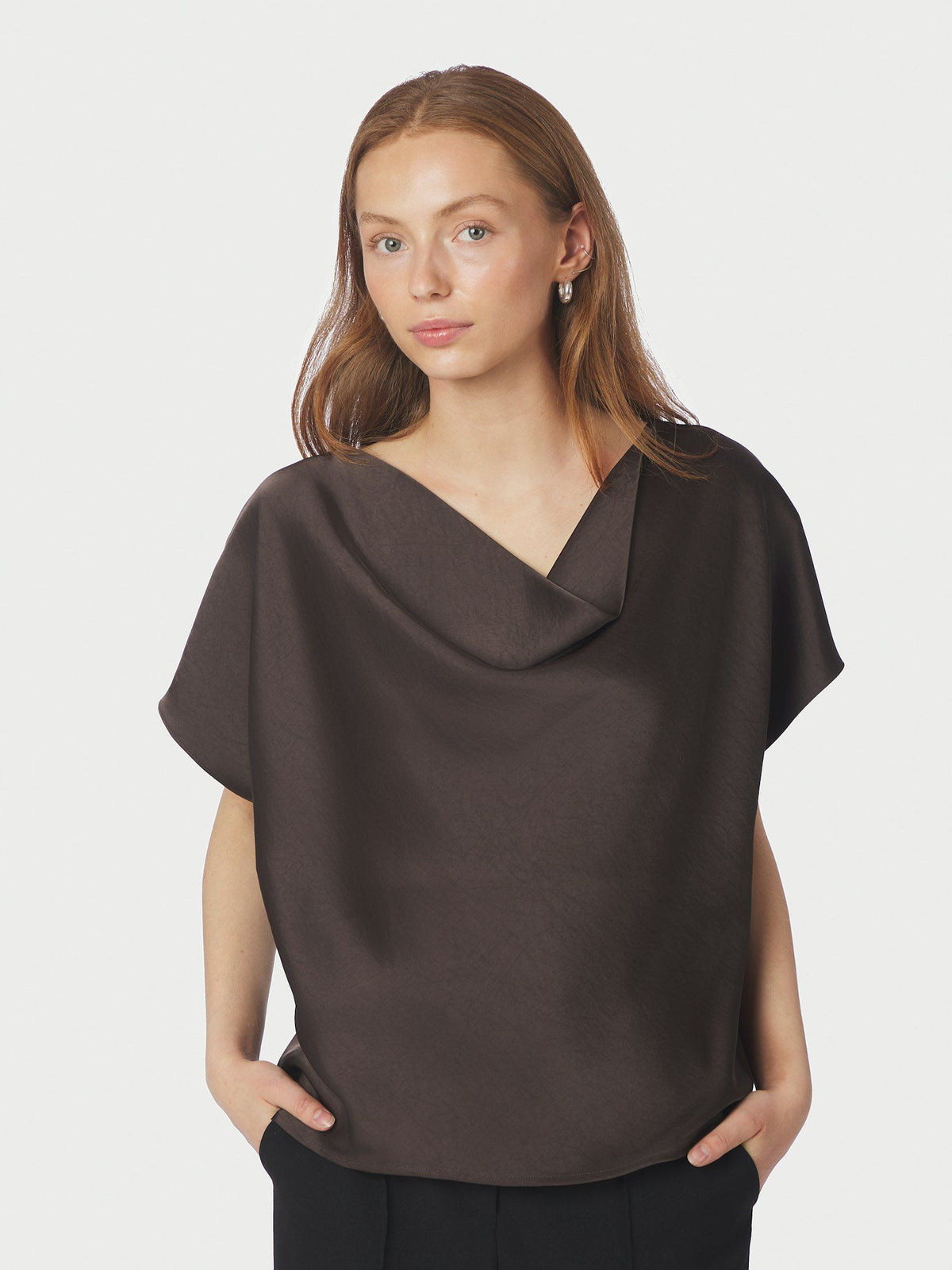 Annabeth Blouse - Dark Brown